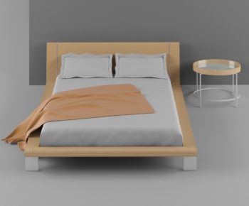 Modern Double Bed-ID:451961894