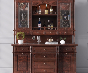 American Style Wine Cabinet-ID:746510958