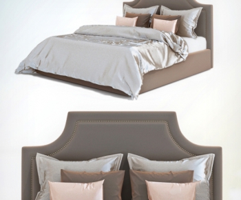 Modern Double Bed-ID:580506414