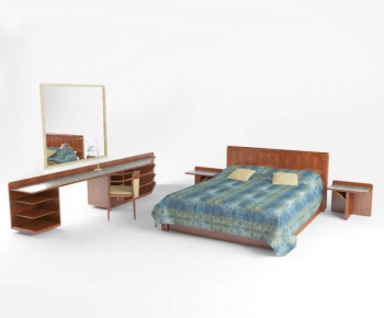 Modern Double Bed-ID:958150527