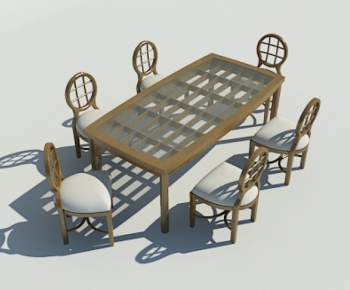 Modern Dining Table And Chairs-ID:947143359
