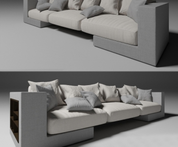 European Style Three-seat Sofa-ID:685851224