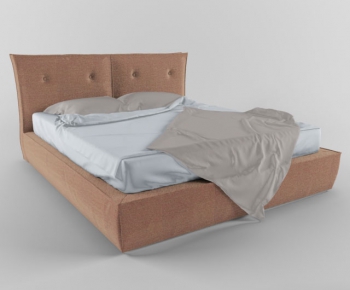 Modern Double Bed-ID:959679297