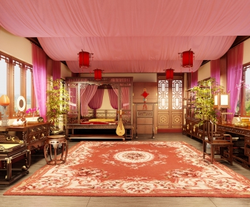 Chinese Style Bedroom-ID:362628715