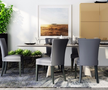 Modern Dining Table And Chairs-ID:753014534