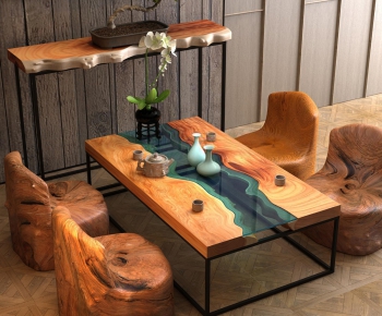 Modern New Chinese Style Leisure Table And Chair-ID:323109728