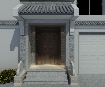 Chinese Style Facade Element-ID:566272226