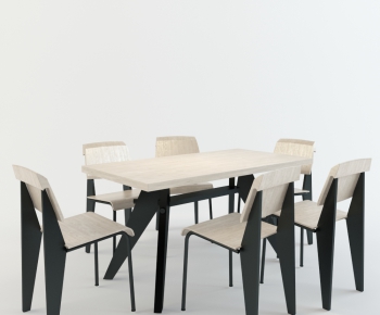 Modern Dining Table And Chairs-ID:591467392