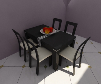 Modern Dining Table And Chairs-ID:776621497