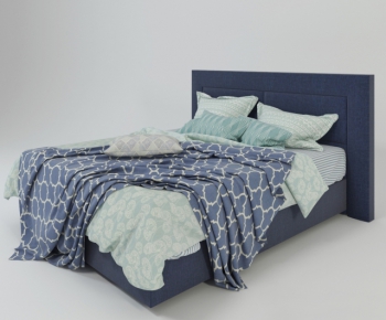 Modern Double Bed-ID:654456188