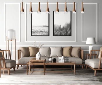 Modern Nordic Style Sofa Combination-ID:742433747