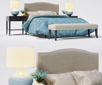 American Style Double Bed-ID:911781843
