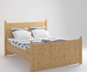 European Style Double Bed-ID:610728447