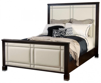 Modern American Style Double Bed-ID:824876986