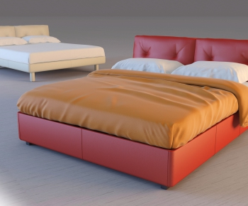 Modern Double Bed-ID:214234822