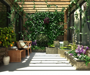 现代庭院/景观植物墙-ID:268019199