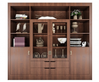 New Chinese Style Bookcase-ID:490384779