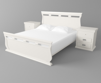 European Style Double Bed-ID:821440619