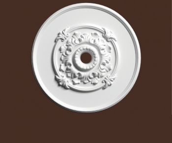 European Style Plaster Carved Top Plate-ID:837231387