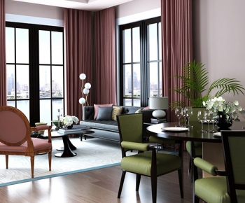 Modern Simple European Style A Living Room-ID:253517921