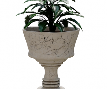 European Style Potted Green Plant-ID:888336732