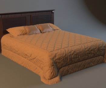 Modern Double Bed-ID:886861429