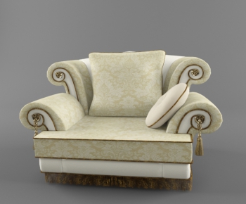 European Style Single Sofa-ID:741616196