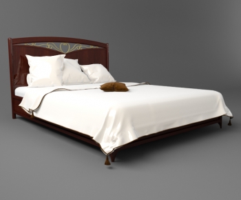European Style Double Bed-ID:242085755