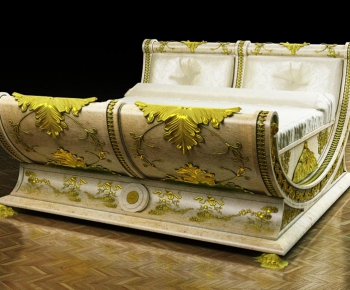 European Style Double Bed-ID:514761276