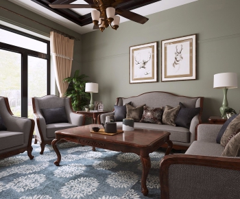 American Style A Living Room-ID:968101512