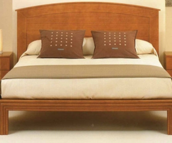 Modern Double Bed-ID:867987294