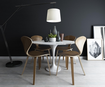 Modern Nordic Style Dining Room-ID:131996477