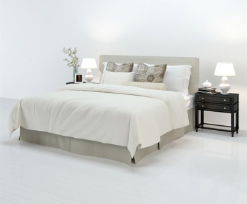 Modern Double Bed-ID:771769643