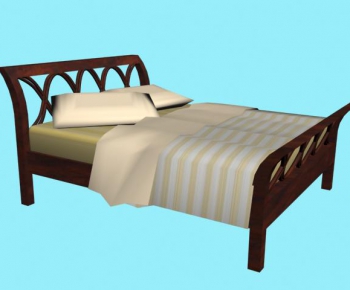 Modern Double Bed-ID:506610946