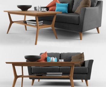 Modern Nordic Style A Sofa For Two-ID:264764281
