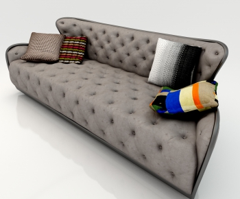 European Style Three-seat Sofa-ID:925376788