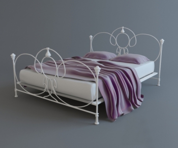 Modern Double Bed-ID:408717147