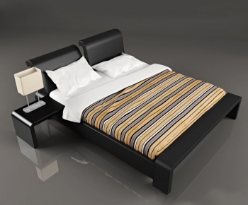 Modern Double Bed-ID:629456714