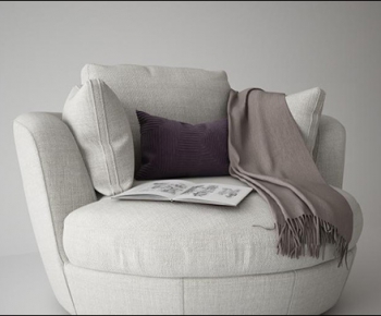 Modern Nordic Style Single Sofa-ID:638847393