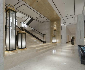 Modern Corridor/elevator Hall-ID:746626593