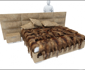 Modern Double Bed-ID:266889114