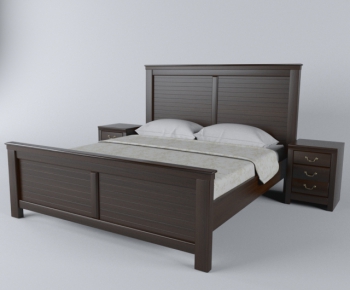 American Style Double Bed-ID:976889825