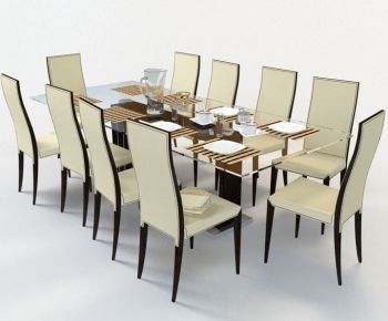 Modern Dining Table And Chairs-ID:325998338