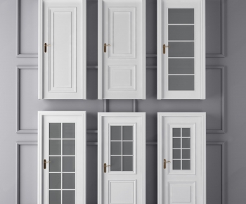 Simple European Style Solid Wood Door-ID:532194114