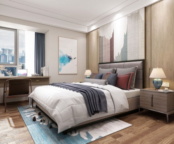 New Chinese Style Bedroom-ID:324661656