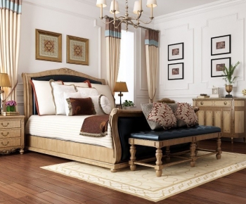 American Style Bedroom-ID:287359426