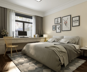 Nordic Style Bedroom-ID:336885172