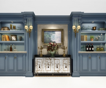 European Style Wine Cabinet-ID:166572415