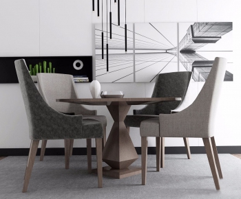 Nordic Style Dining Table And Chairs-ID:944406517