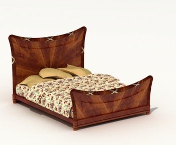 European Style Double Bed-ID:705733399